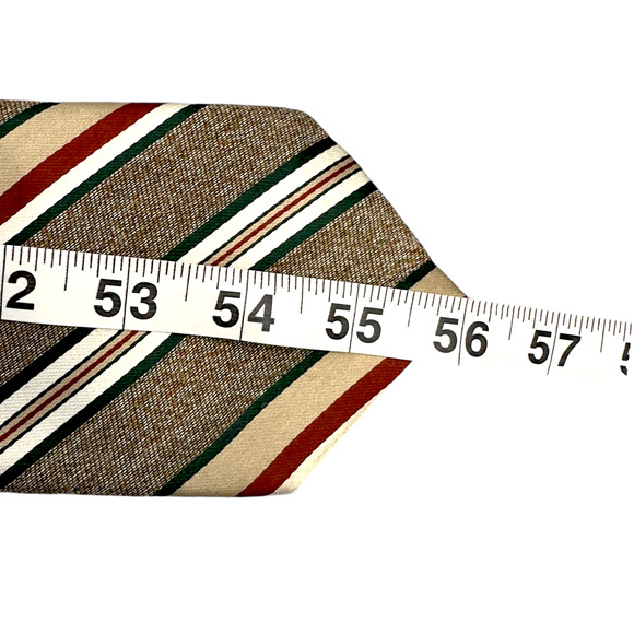 Kantor Brothers Vintage USA Textured Polyester Dress Tie Bold Pattern 56" 3.5" - Picture 12 of 13